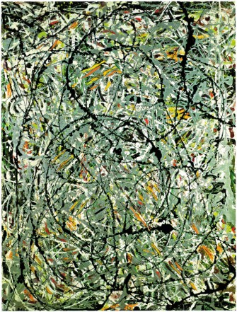 Descubriendo las obras del museo, MOJANDO SENDEROS, de Jackson Pollock