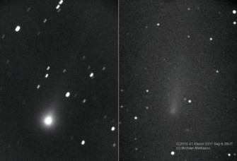 El liliputiense y curioso cometa Elenin