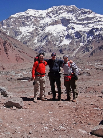 Cumbre en el Aconcagua