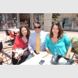 María Luz Parada, Carlos Ugarte y María José Fonseca