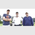 Claudio Arce, Paul Giroux y Jorge Ogalde