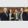 Ramón Parada, Inés Vigneaux, Gonzalo Bustos y Felipe Nilo