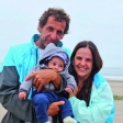 Enrique y Máximo Buchin; y Analia de Buchin