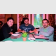 Cristián Villena, Joel Silva y Edson Maldonado