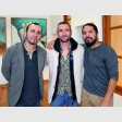 Gonzalo Peralta, Felipe de Ferari y Cristian Palta