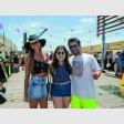 Natalia López, Mariagabriela Castro y Francisco Castro