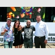 Yann Yvin, Isidora Urejola, Tomás Olivera y Germán Labarca