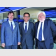 Carlos Ladrix, Juan Zamorano y Marcos Crutchick.
